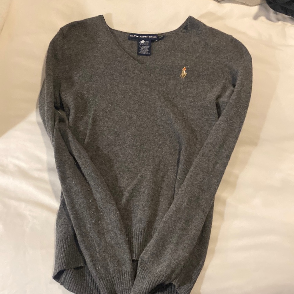 Polo Ralph Lauren Sport Gray Sweater Size Medium